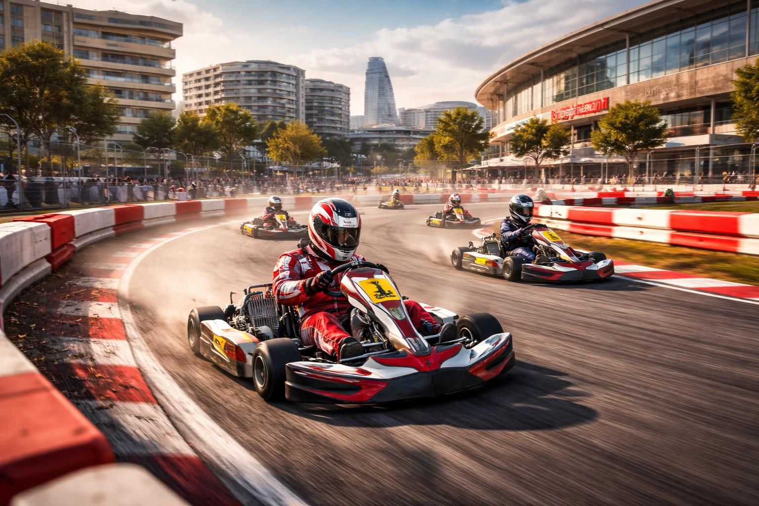 L&rsquo;adrénaline au rendez-vous : le karting Odysseum à Montpellier vous attend