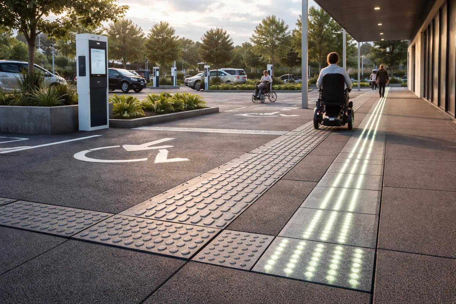 découvrez les dernières innovations en bandes de guidage pmr pour parking, conçues pour améliorer l'accessibilité et la sécurité des personnes à mobilité réduite.