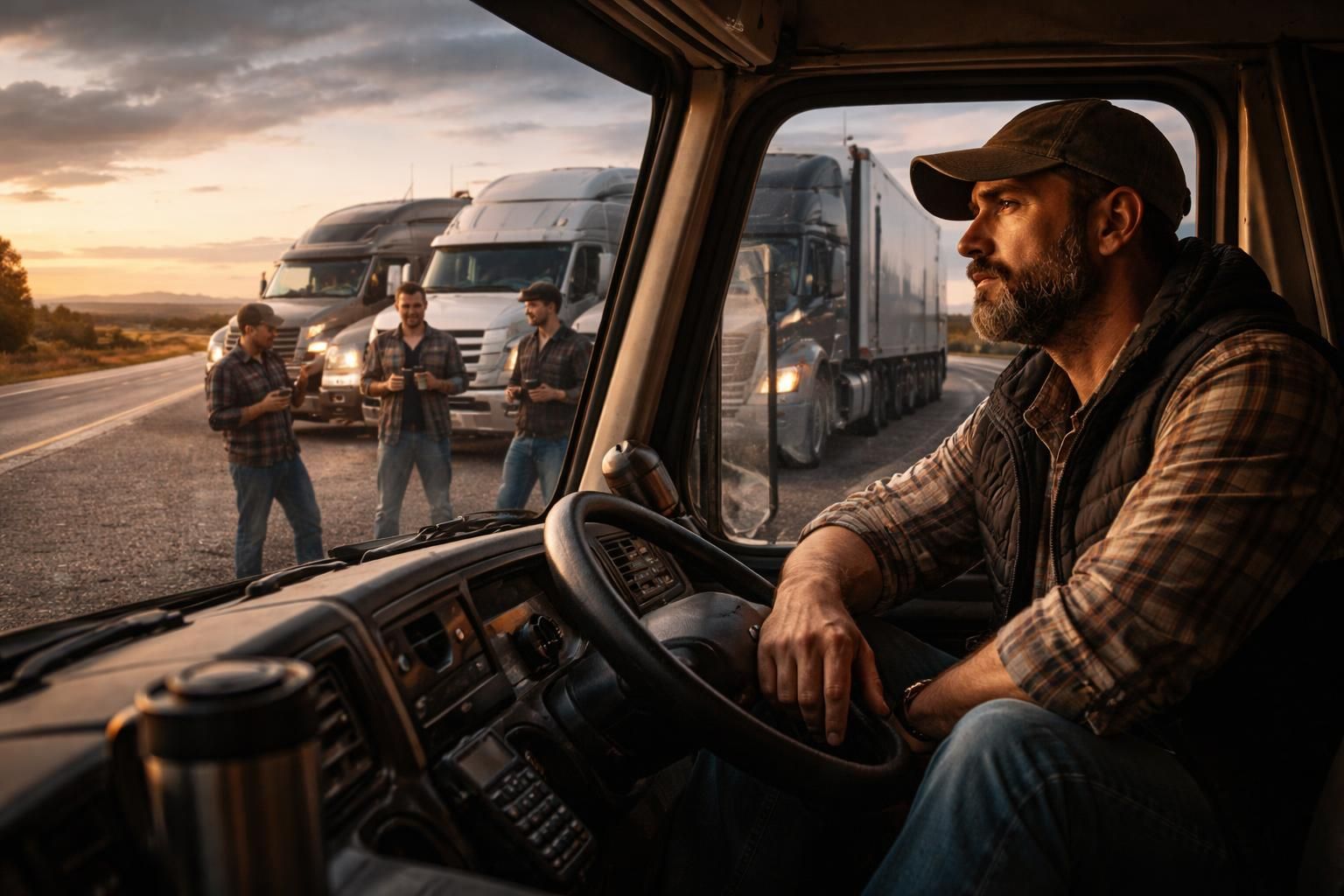 découvrez le quotidien des routiers à travers un reportage captivant qui explore la dualité entre solitude et camaraderie sur les routes.